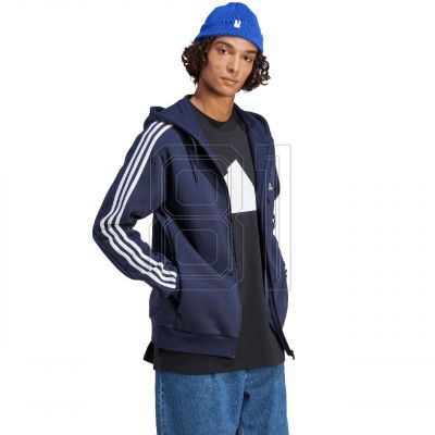 4. adidas Essentials Fleece 3-Streifen Full-Zip Jr Sweatshirt IJ6478