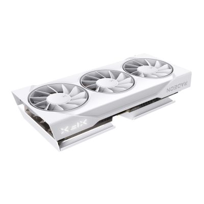 4. Grafikkarte XFX SWIFT RX 9060XT OC Weiß 3-Lüfter 16 GB