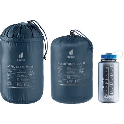 6. Deuter Astro 500 EL -2C/28F Mumienschlafsack für Erwachsene, Ripstop, Blau