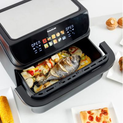 8. Taurus 973004000 Heißluftfritteuse mit langem Korb und Grill