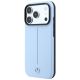 2. Mercedes Leder-Halbhülle mit ikonischer MagSafe-Linie für iPhone 18 Pro Max / 17 Pro Max – Blau