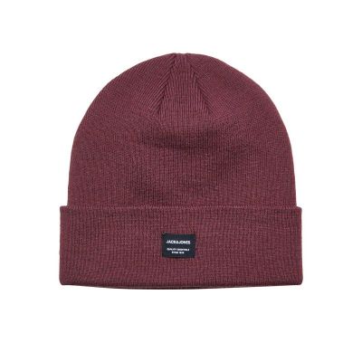 6. Jack & Jones Jacdna Beanie Noos M 12092815 Burgund