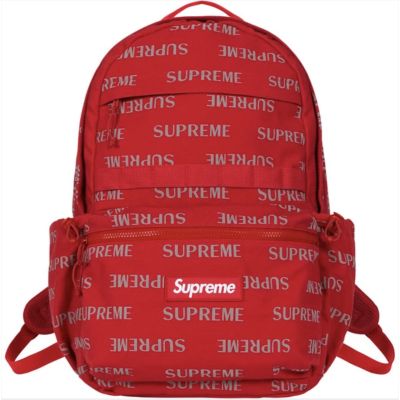 Supreme Rucksack Red Backpack Reflective – FW26B3-RED