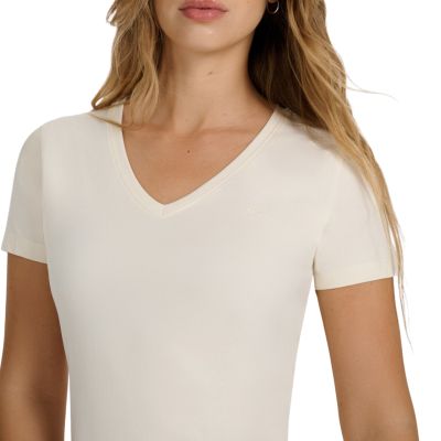 12. Damen T-Shirt 4F F2969 creme 4FWAW25TTSHF2969 12S