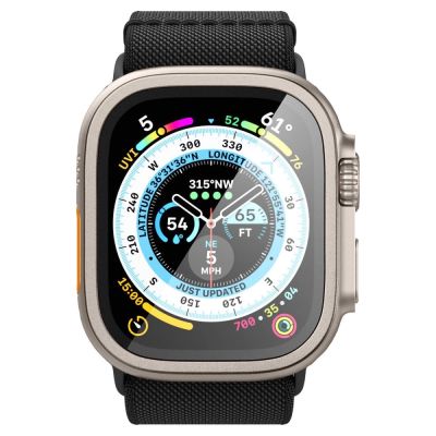 4. Spigen Glas.tR Slim Pro gehärtetes Glas für Apple Watch Ultra (49 mm) – Beige