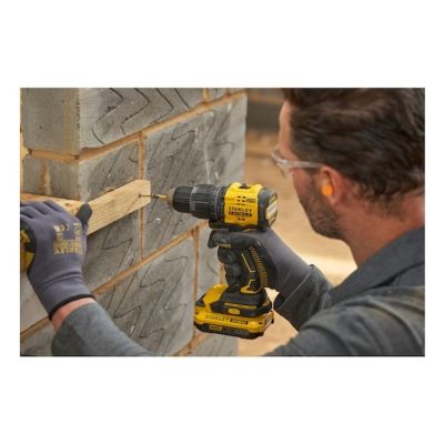 4. Stanley SFMCD716D2T-QW 1900 U/min Bohrmaschine mit Zentralverriegelung, Schwarz/Gelb