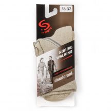 NORDIC WALKING DEODORANT-Socken, beige