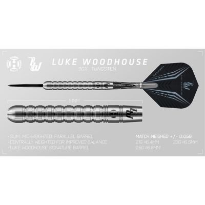 14. Harrows Luke Woodhouse 90 % Steeltip-Darts