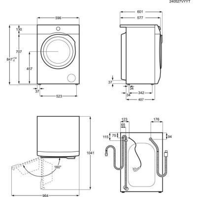 7. Electrolux EW2F528WP Waschmaschine, 8 kg, 1200 U/min | SensiCare | TimeCare 500 | Anti-Allergie-Programm