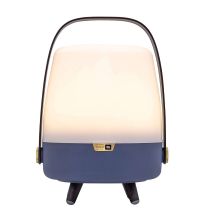 Kooduu Lite-up PLAY Mini Tragbarer Mono-Lautsprecher Blau, Weiß, Holz 8W