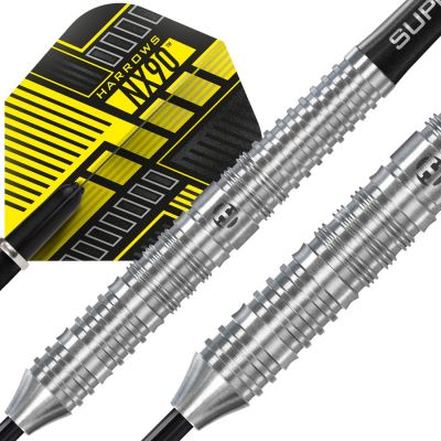 5. Harrows NX-90 Parallel 90 % Steeltip-Darts