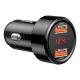5. Baseus Magic Series Dual QC - Quick Charge 3.0 2x USB 45W 6A Autoladegerät schwarz (CCMLC20A-01)