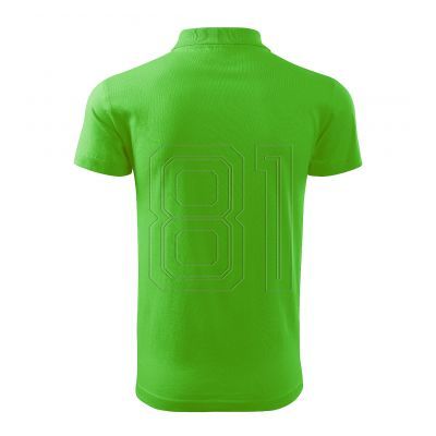 2. Malfini Single J. M MLI-20292 grünes Apfel-Poloshirt