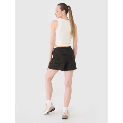 3. Lässige Damen-Shorts aus Waffelstrick 4F 4FRSS25TSHOF699-20S