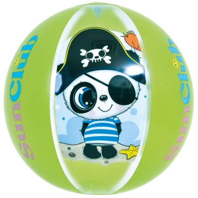 7. Aufblasbarer Strandball Panda 40 cm 53014 Grün