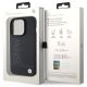 8. BMW Leder Hot Stamp iPhone 15 Pro Max Hülle - Schwarz