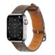Armband Leder für Apple Watch 38 / 40 / 41 mm Band Armband - dunkelbraun