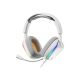 Glorious Gaming Glorious GHS Eternal RGB – RGB-Stereo-Gaming-Kopfhörer für PC, PS5, PS4, Switch – Speziell abgestimmte Treiber, abnehmbares Mikrofon, USB-C – Robust und komfortabel für 24/7 – Weiß