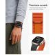 9. Spigen Athlex Air M Armband für Apple Watch 44/45/46/49 mm – Schwarz und Orange