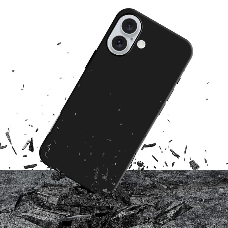 4. 3mk Matt Case Pro für Apple iPhone 16 Plus – Schwarz