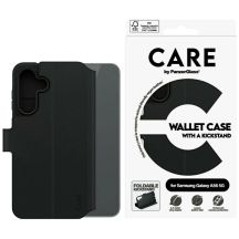 CARE by PanzerGlass Feature Wallet Kickstand Case für Samsung Galaxy A56 5G - Schwarz
