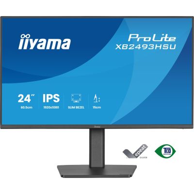 2. iiyama ProLite XB2493HSU-B1 Computermonitor 60,5 cm (23,8") 1920 x 1080 px Full HD LED Schwarz