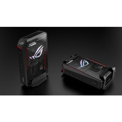154. ASUS ROG NUC RNUC15JNK9X28AA2 Intel Core Ultra 9 275HX, 32 GB DDR5-SDRAM, 2 TB SSD, NVIDIA GeForce RTX 5080, Windows 11 Home, USFF Mini-PC, Schwarz