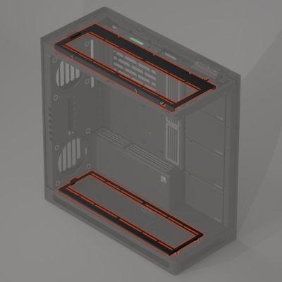 4. HAVN HVN-AS-HS420-06-36A Computergehäuseteil Lüfterhalter