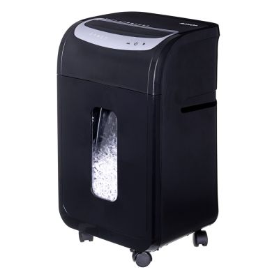 6. Activejet ASH-2502C Aktenvernichter, P-4, 28 l, 4 x 40 mm Schnipsel, 25 Blatt, schwarz