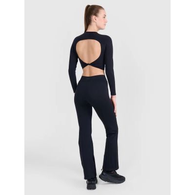 3. Nahtlose Trainingshose für Damen mit ausgestelltem Bein, Größe 4F 4FRSS25TFTRF1031-20S