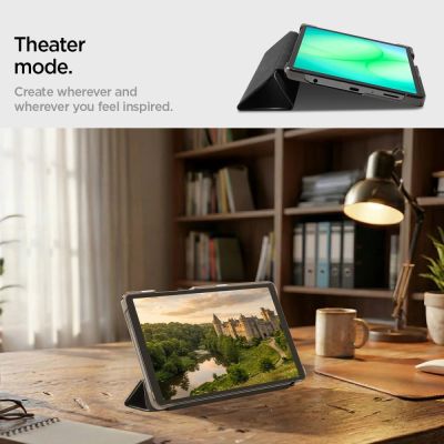 12. Spigen Smart Fold Hülle für Samsung Galaxy Tab A9 / A11 - Schwarz