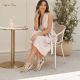 36. Bequeme Rieker W RKR680 beige Sandalen