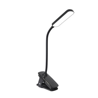 Wozinsky VT-01 Mini-LED-Leselampe mit Klemme und USB-C-Kabel, 80 cm – Schwarz