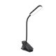 Wozinsky VT-01 Mini-LED-Leselampe mit Klemme und USB-C-Kabel, 80 cm – Schwarz