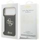 8. Guess Fixed Glitter Big 4G Metal Frame Hülle für iPhone 17 Pro Max - Schwarz