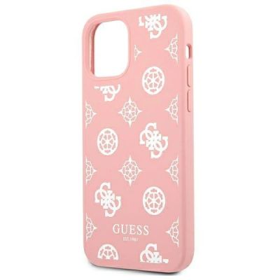 6. Guess GUHCP12LLSPEWPI iPhone 12 Pro Max 6,7" rosa/rosa Hartschalenetui Peony Collection