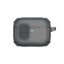 AmazingThing Titan Pro Mag Hülle, transparent, für AirPods Pro 3 - Schwarz