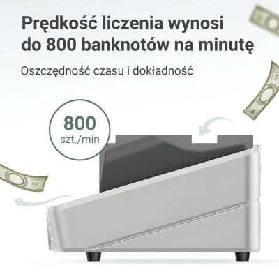 5. Extralink LockStar MG X-300 | Professioneller Banknotenzähler | UV, IR