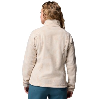 3. Columbia Benton Springs Bedruckter durchgehender Reißverschluss 2021771276 Beige L
