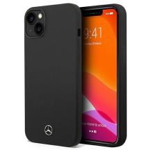 Mercedes Silicone Line Hülle für iPhone 14 Plus – Schwarz