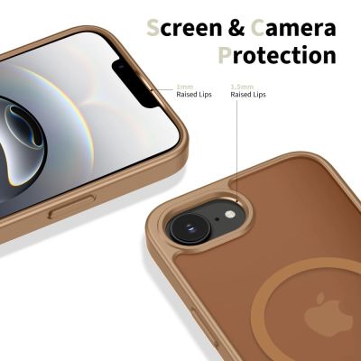 4. Tech-Protect BasicMag MagSafe Hülle für iPhone 16e / 17e – Braun