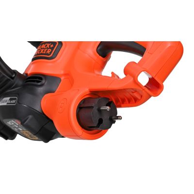 17. Black & Decker Black + Decker Elektro-Heckenschere (500W, 50 cm Schwertlänge, 22 mm Schnittstärke, Bügel-Zweithandgriff und transparentem Handschutz, für mittlere bis große Hecken)