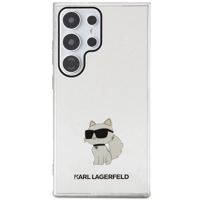 3. Karl Lagerfeld IML Choupette Hülle für Samsung Galaxy S24 Ultra – transparent