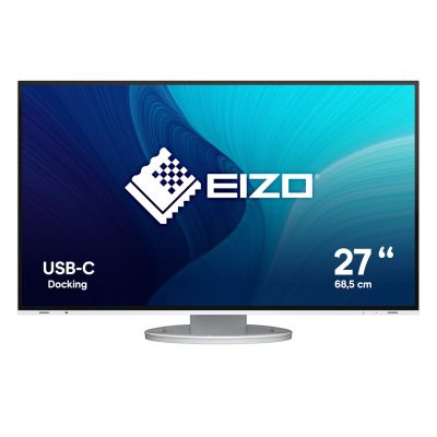 EIZO FlexScan EV2781-WT Monitor – 68,6 cm (27 Zoll) – 2560 x 1440 Pixel – Quad HD – LED – 5 ms – Weiß