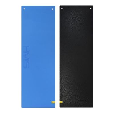 HMS Premium MFK03 blau-schwarze Club-Fitnessmatte mit Löchern