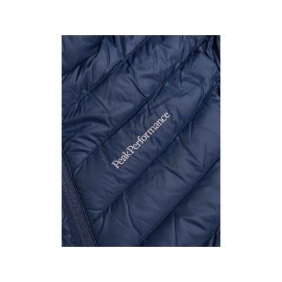 8. Peak Performance W Frost Daunenjacke mit Kapuze Marineblau