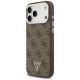 2. Guess 4G Triangle Logo MagSafe Hülle für iPhone 18 Pro Max / 17 Pro Max – Braun & Silber