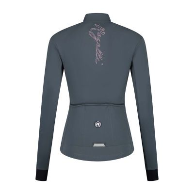 2. Rogelli DISTANCE Damen-Sweatshirt, grau-rosa, XS