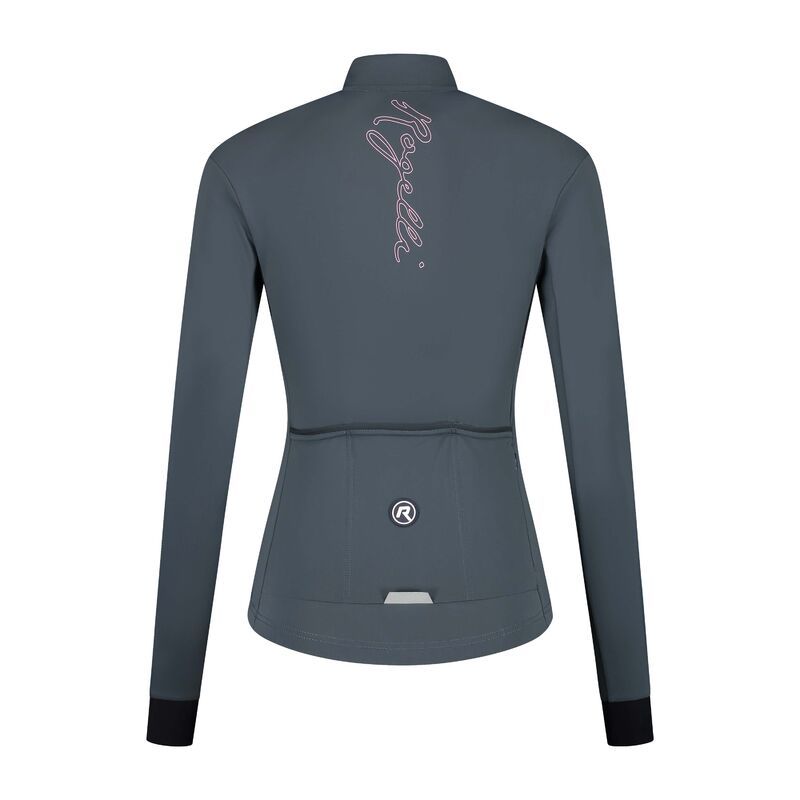 2. Rogelli DISTANCE Damen-Sweatshirt, grau-rosa, XS