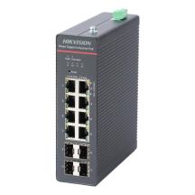 Hikvision-Switch DS-3T1512HP-SI-8P4F ohne Stromversorgung